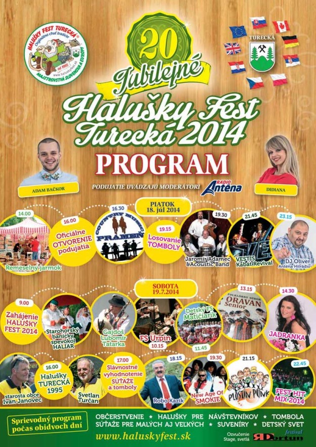 Halušky Fest Turecká program