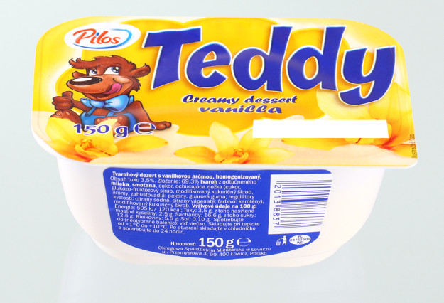 Teddy tvarohovy dezert vanilkovy