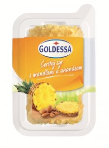 Goldessa Cerstvy syr s mandlami a ananasom