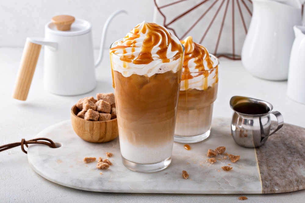 Karamelové latte. Foto: Shutterstock