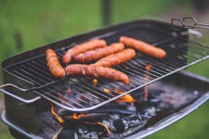 sausages-on-barbecue