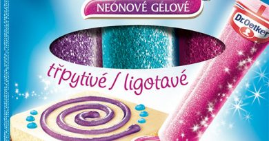 Neónové gélové tubičky na zdobenie