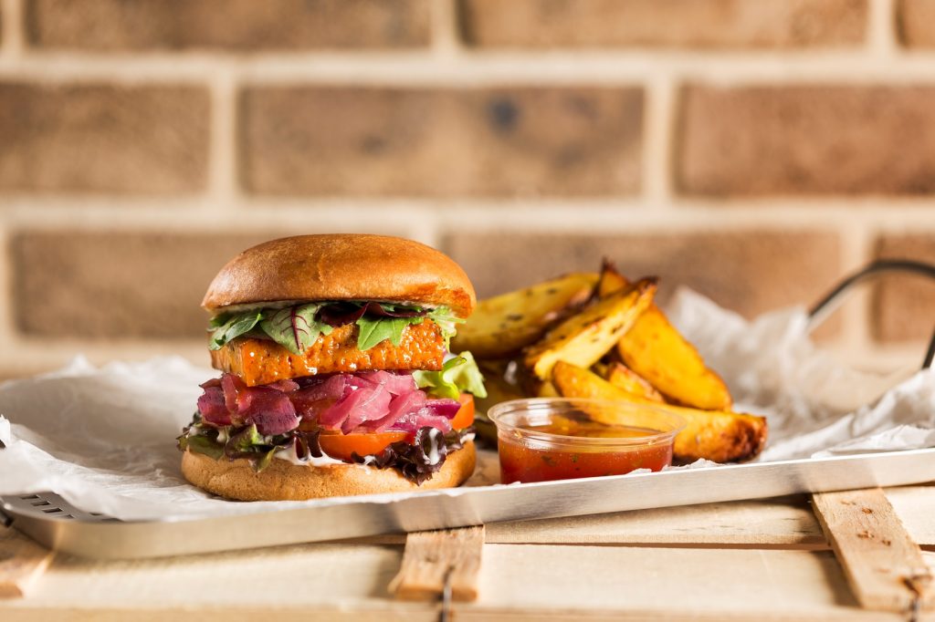 BARBECUE TOFU burger opt