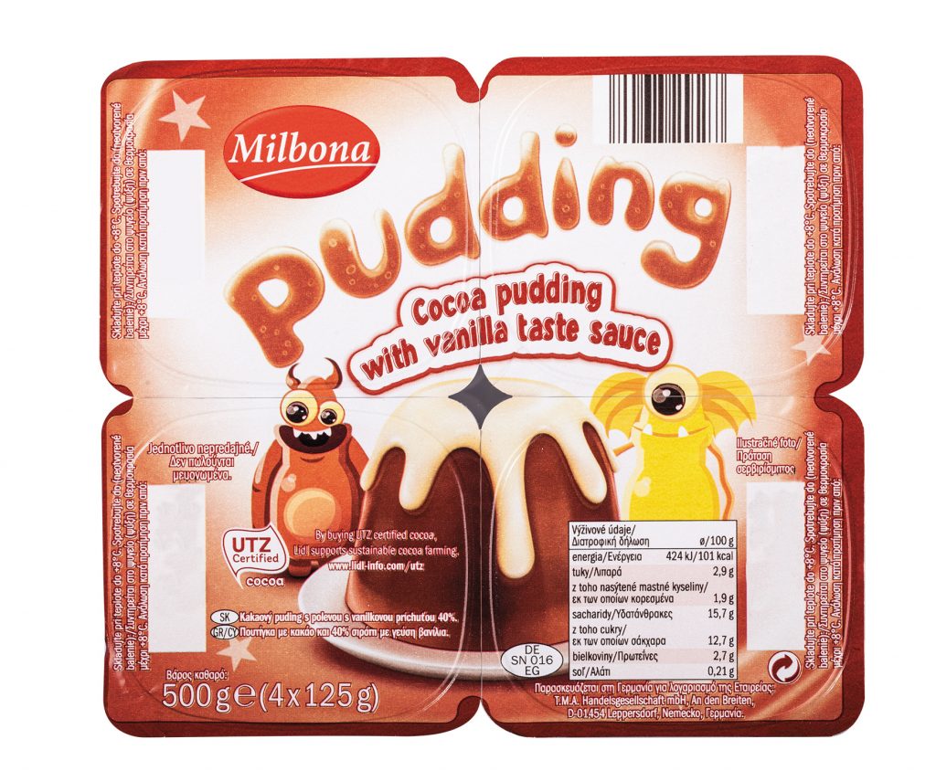 Milbona Cocoa pudding
