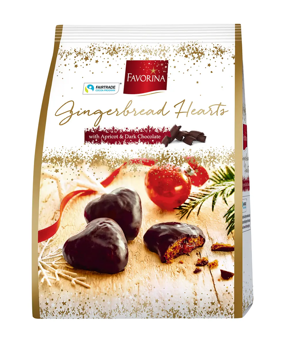Favorina Gingerbread Hearts