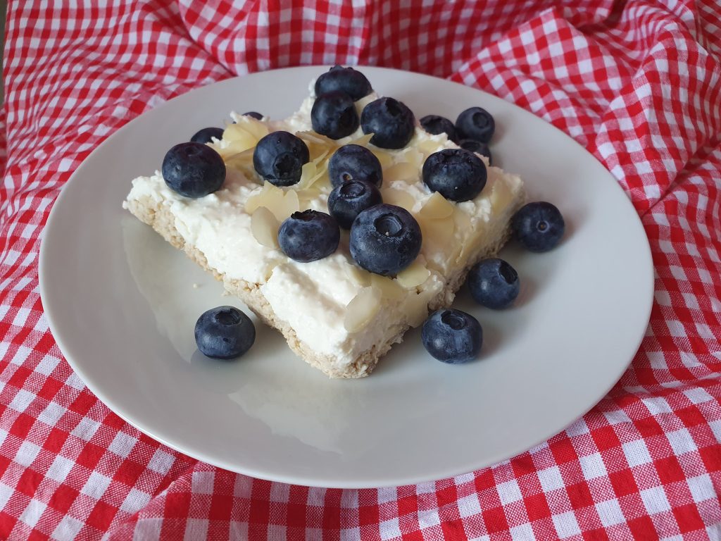 koláč s čučoriedkami