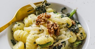 špenátové gnocchi