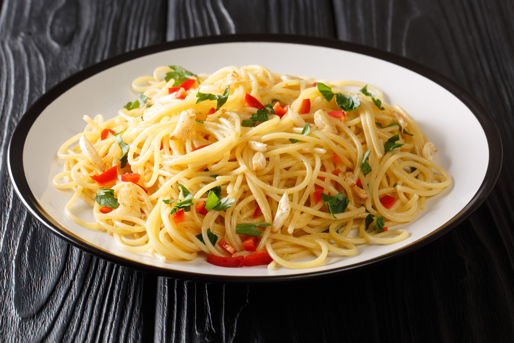 špagety aglio e olio 