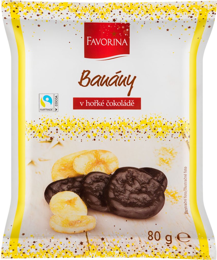 Banány v čokoláde.