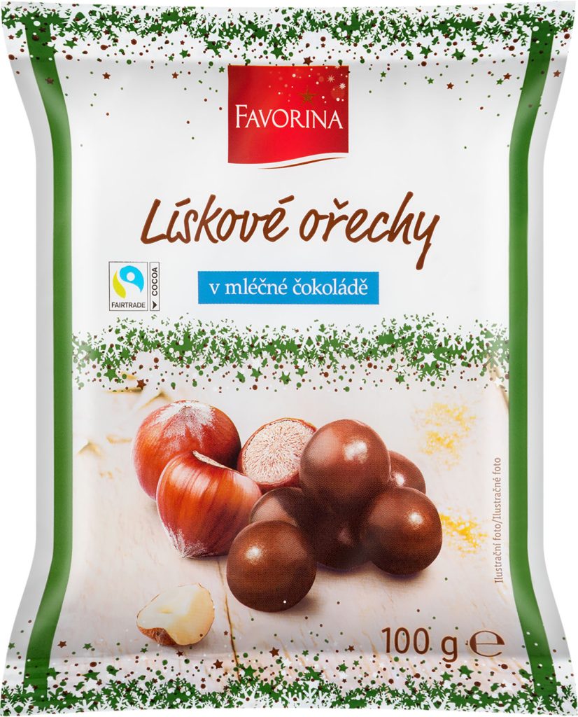 Lieskové oriešky.