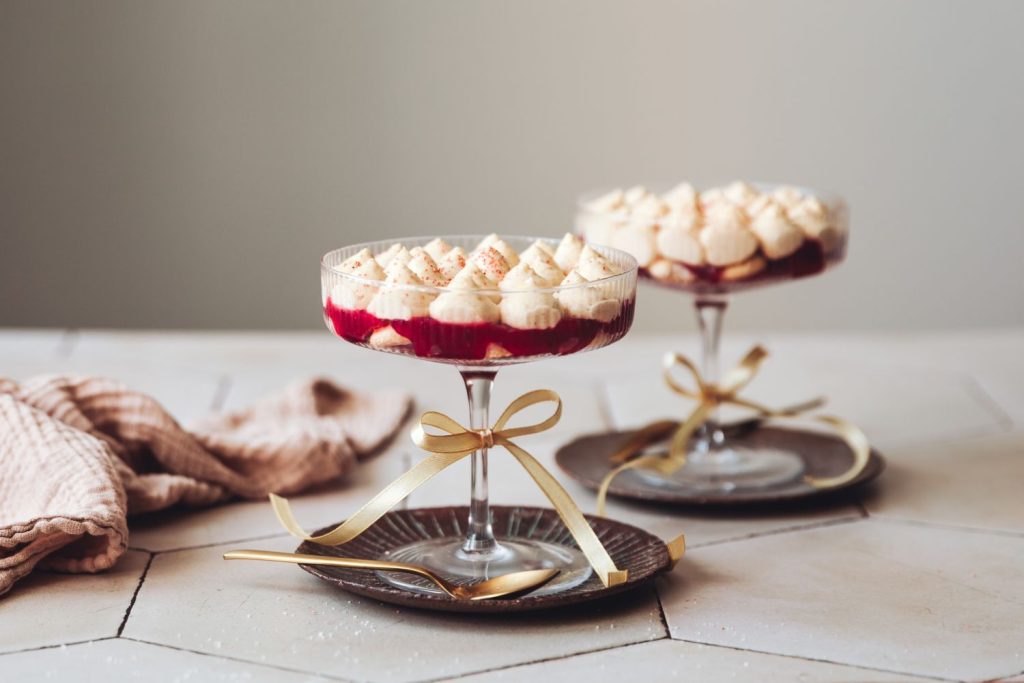 Pumpkin spice pohár s brusnicami.