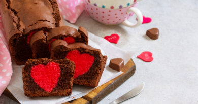 Čokoládový chlebíček so srdcom