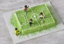 Krtkova torta - futbalové ihrisko.