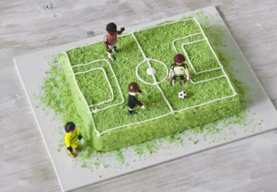 Krtkova torta - futbalové ihrisko.