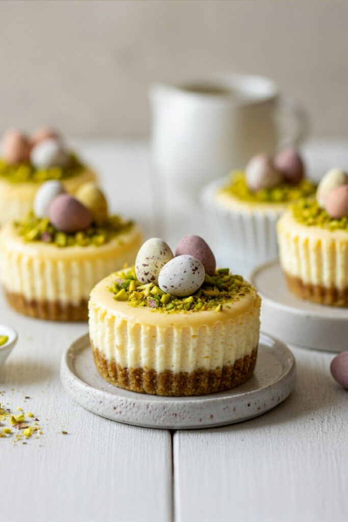 Mini veľkonočné cheesecaky