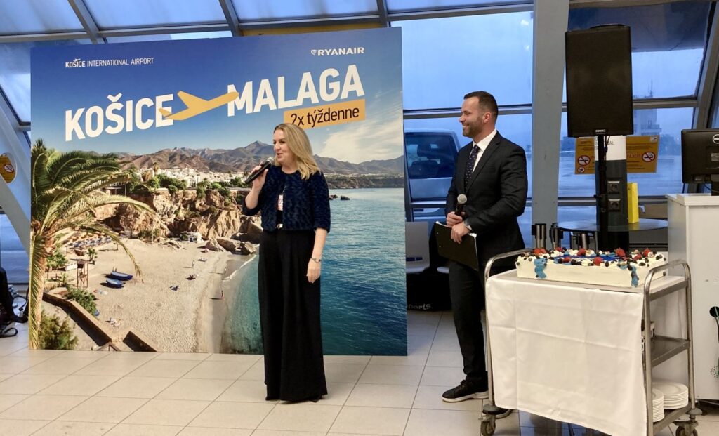 Nové letecké spojenie Košice - Malaga.