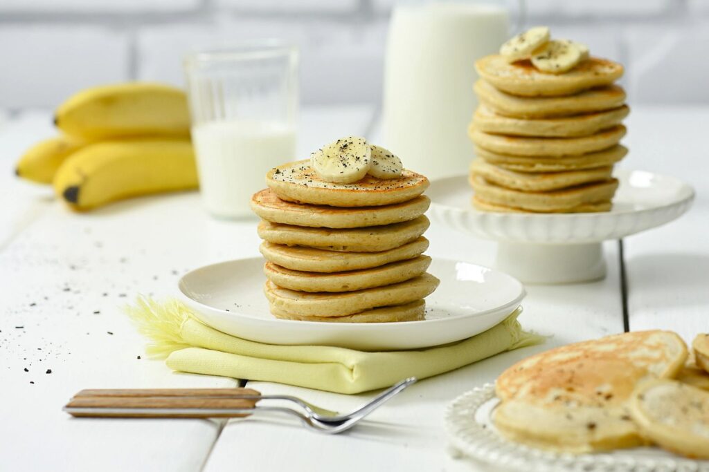 Vanilkovo-banánové livance.