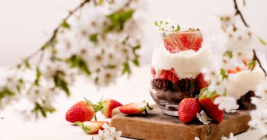 Jahodové trifle.