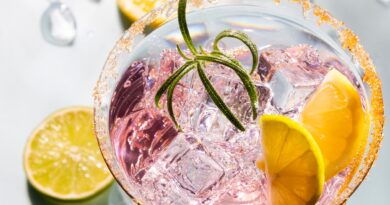 Ružový citrusový spritz