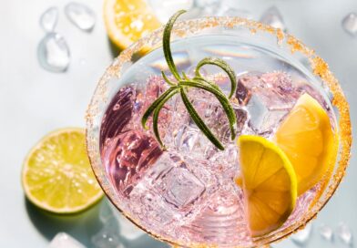 Ružový citrusový spritz