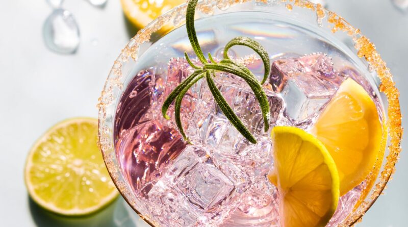 Ružový citrusový spritz