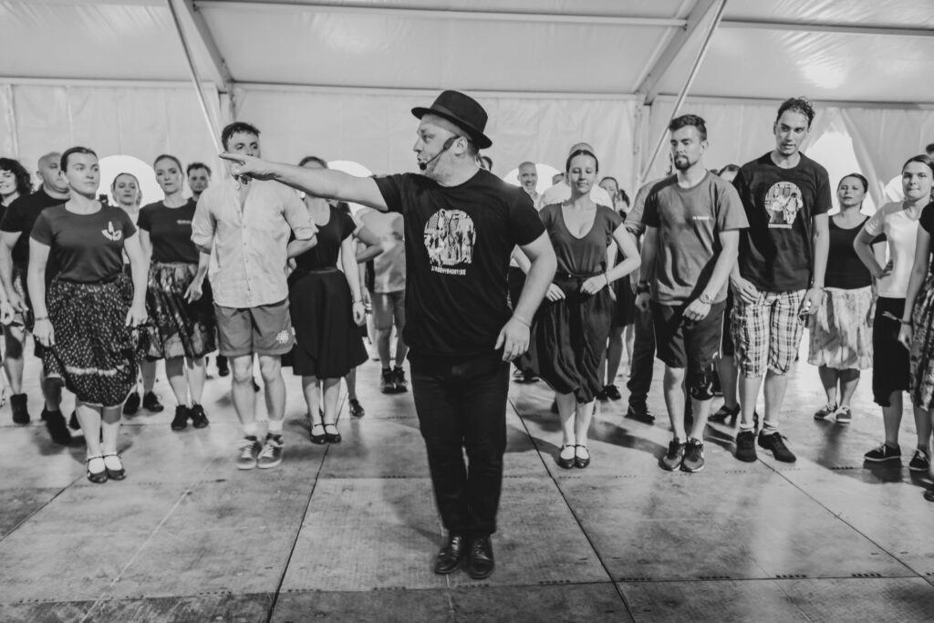 Vlado Michalko na festivale Rozhybkosti.