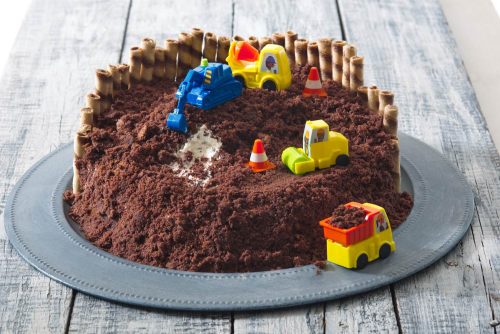 Krtkova torta - stavba. Foto: Dr. Oetker