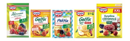 Produkty na zaváranie Dr. Oetker