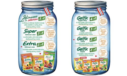 Gelfixy a + želírovacie cukry, Dr. Oetker