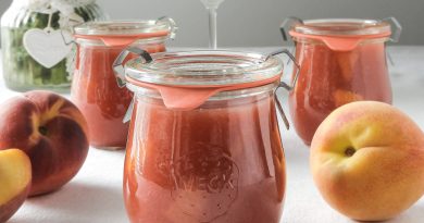 Broskyňový džem v štýle Bellini. Foto Dr. Oetker