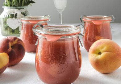 Broskyňový džem v štýle Bellini. Foto Dr. Oetker