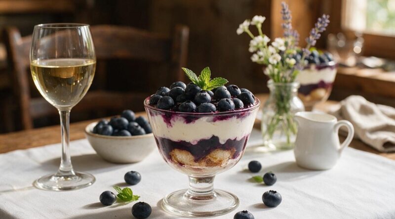 čučoriedkové tiramisu